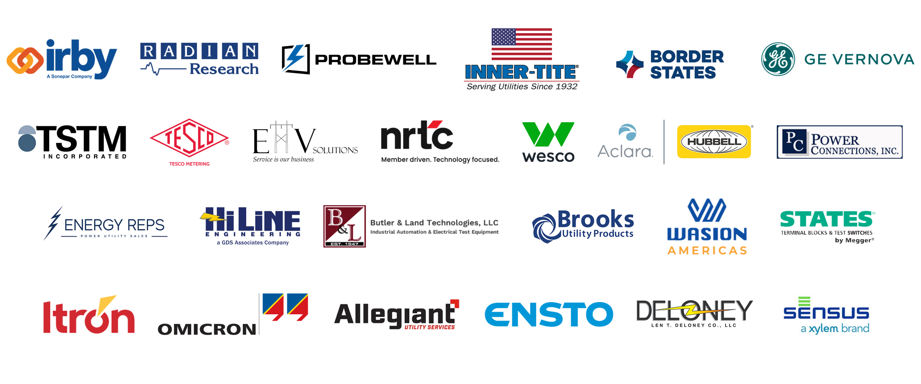 logos of vendors